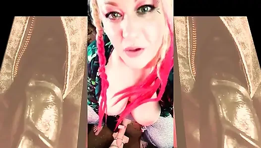 The Cute Shemale Wants to Watch You Suck on Your First BBC and Gag on It