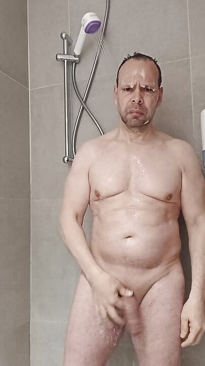 Shaving My Cock In The Shower