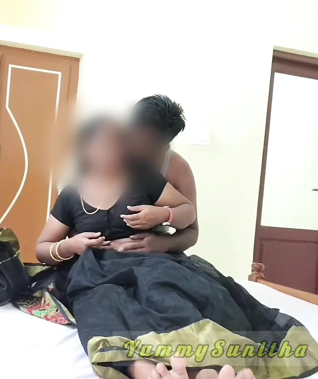 Sunitha's Sensual Saree Tease - Intimate Foreplay (Part 1)