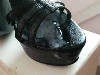 Каммінг, новий вигляд, туфлі на платформі з ремінцями