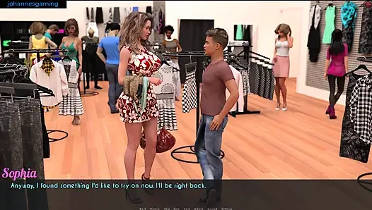 AWAM - going shopping and let Dylan see my boobs