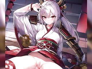 Anime japanischer samurai-mädchen-sex
