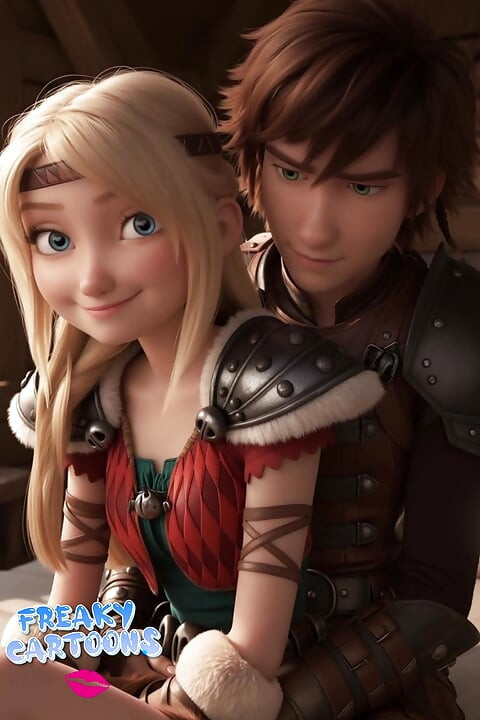 Astrid Hofferson i Hiccup Pierwsze porno wideo animacja Jak wytresować smoka