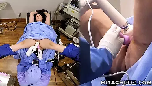 Human Guinea Pig Sophia Valentina Gets Mandatory Hitachi Orgasms From Sick Twisted Doctor Tampa As Part Of Experiments On Women!