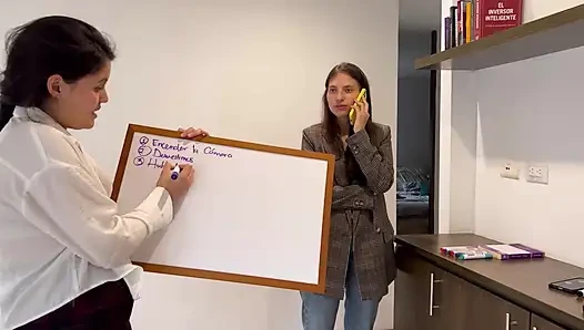 Я трахаю свою английскую студентку... Я облизываю свою киску
