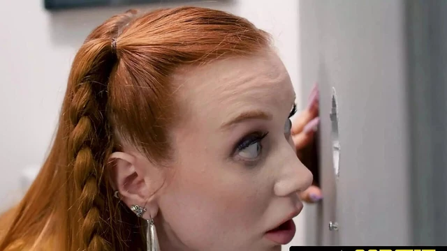 OOPSIE - Trans Janie Blade & Kasey Kei Fuck Madison Morgan Through Glory Holes After Getting Caught