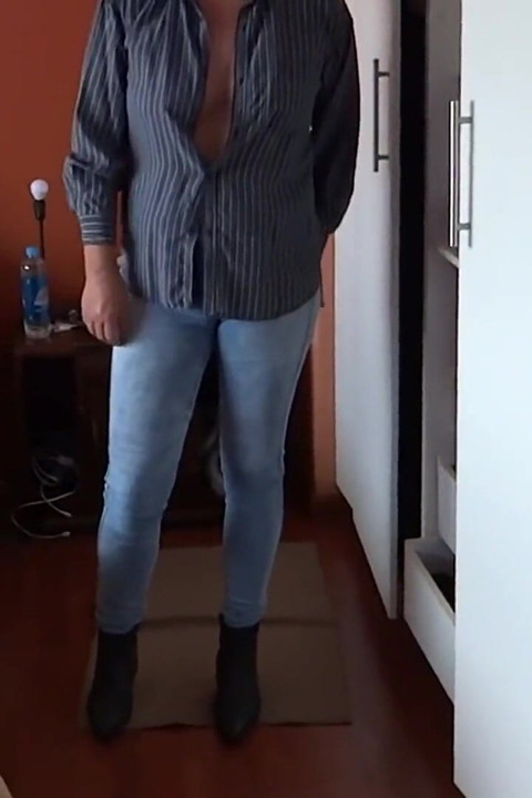 I get home very excited and I start to touch myself before being fucked by my stepson