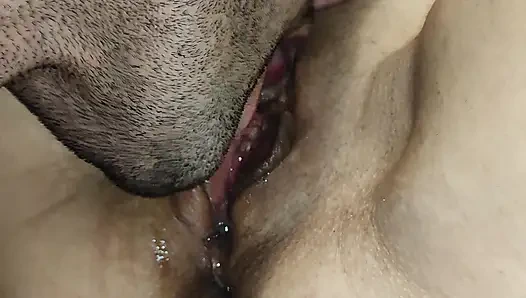 Husband licked my to SQUIRT!