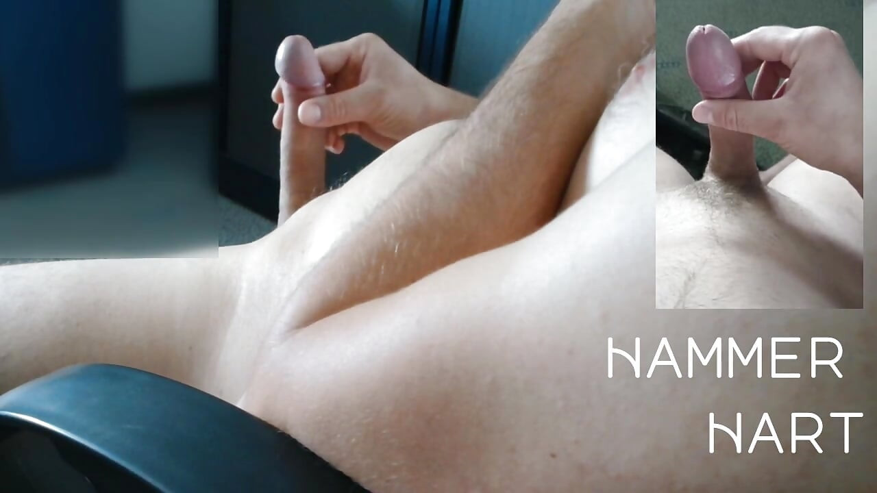 Wanking & Cumming - View From Behind