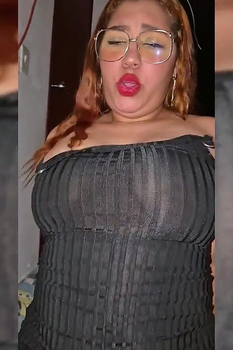 Today I Put on a Black Dress and Looked for My Neighbor to Make a Hot Video.