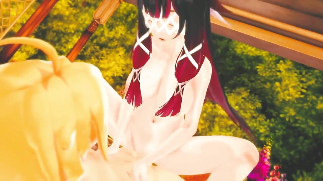 Genshin Impact - Columbina Hardcore Sex Scene with Aether - 3D Hentai Animation