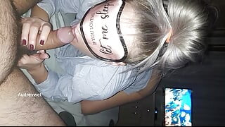 Blowjob and Squirt this is what you can learn from my stepmother