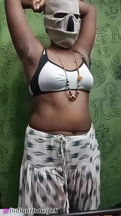Curvy Tamil Desi Slutwife's Big Ass, Boobs & Hairy Pussy Strip for Cuck Husband - Indianhotwifex