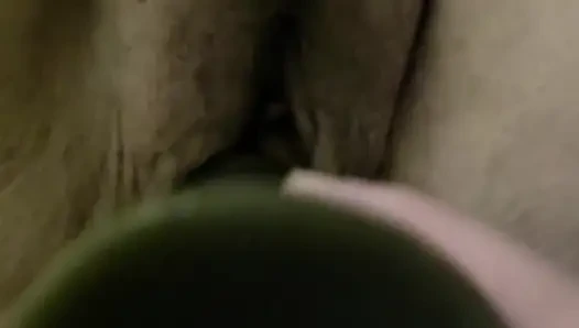 Tidak ada pelumas hukuman dildo besar untuk istri