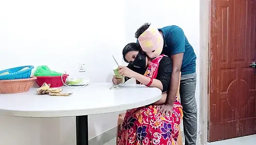 Under the table sex with My horny stepmom