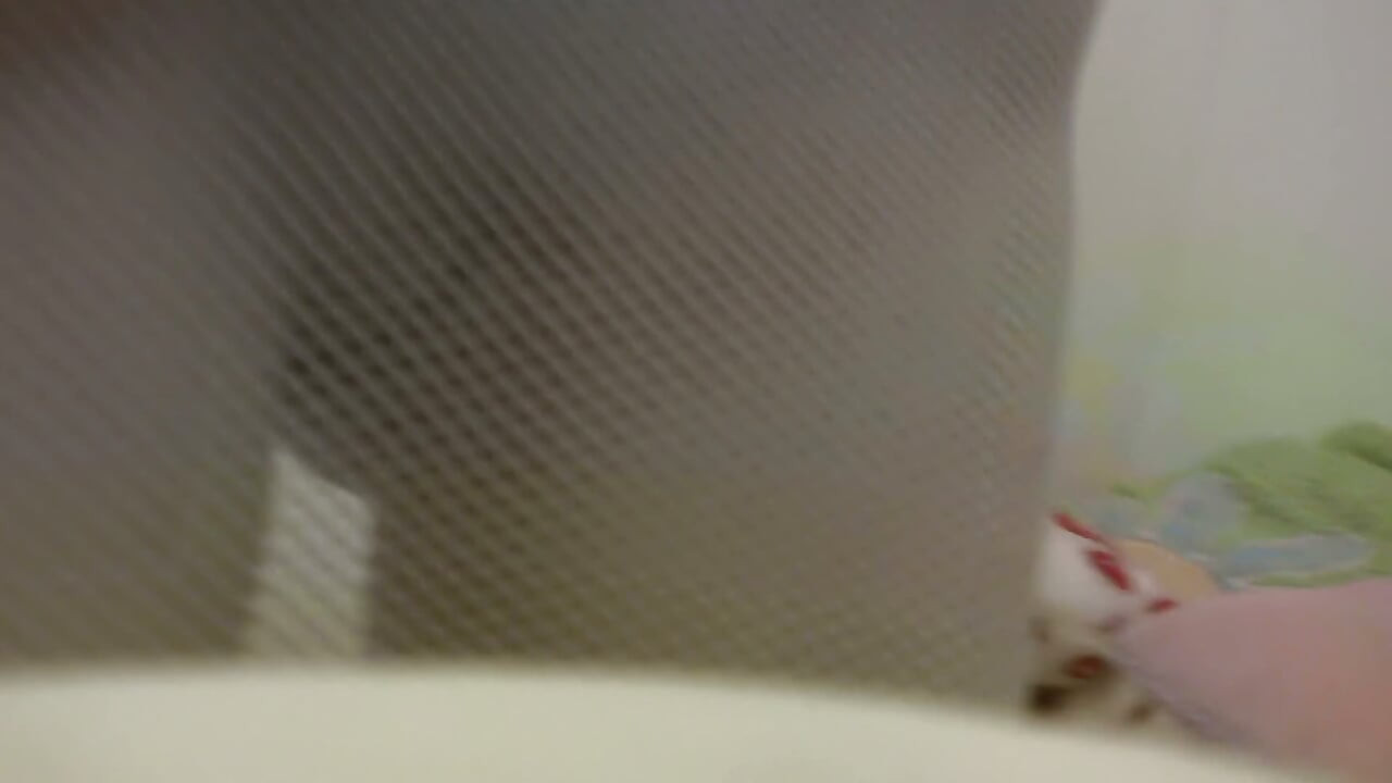 POV Fingering - Blonde in Blue Fishnets Gets Her Pussy Played with