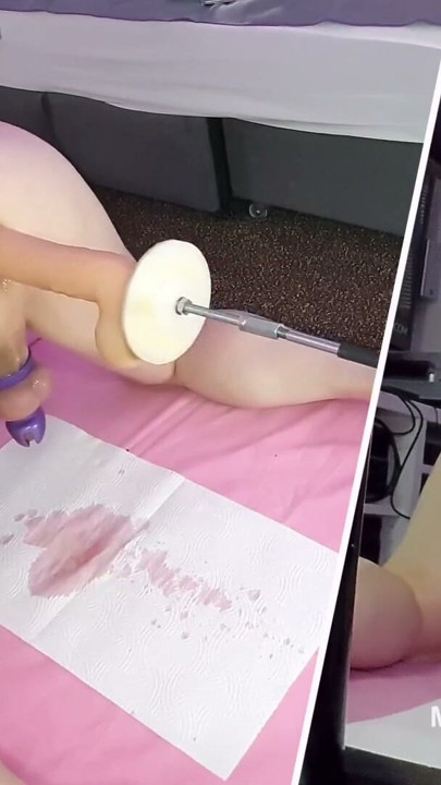 딜프 Mike를 위해 순결에 갇혀 있는 동안 애널 딜도 오르가즘 | 클립 3