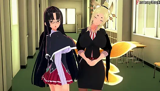Xenovia quarta kepergok nyepong kontol - hs dxd ntr madness 13