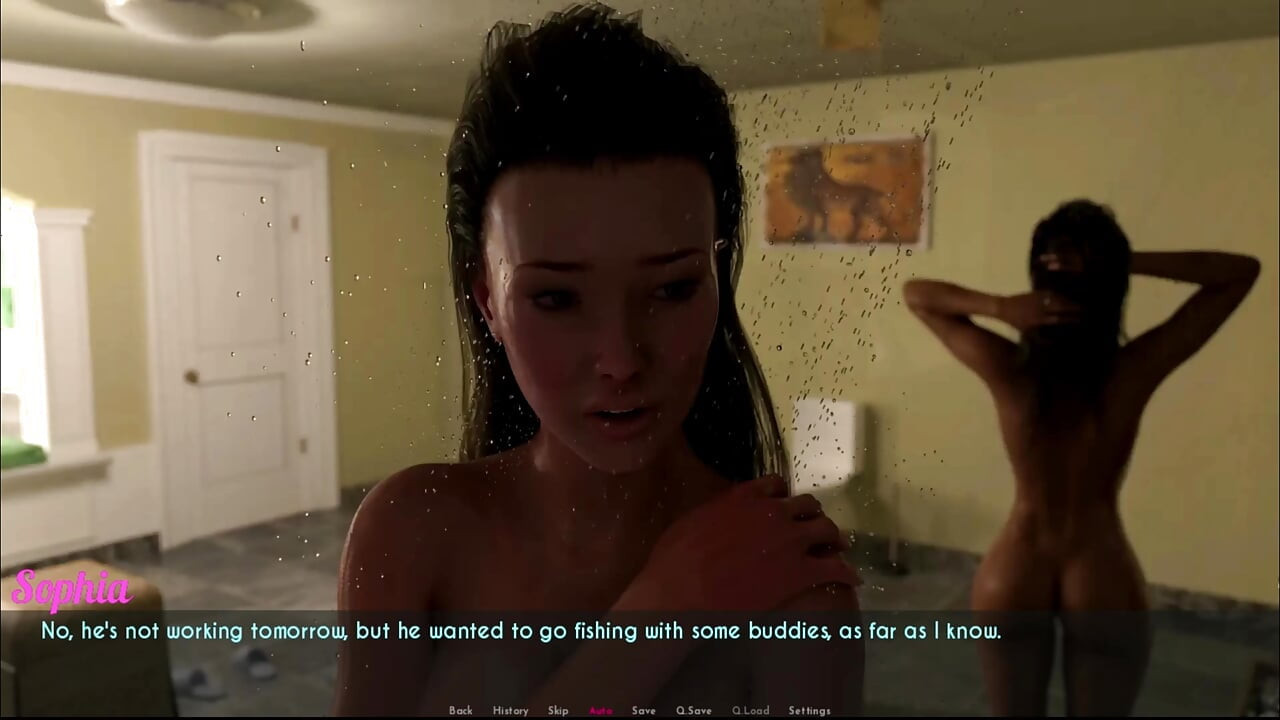 Awam - Day 14 - Free - Ellie and Sophia Showered Together.