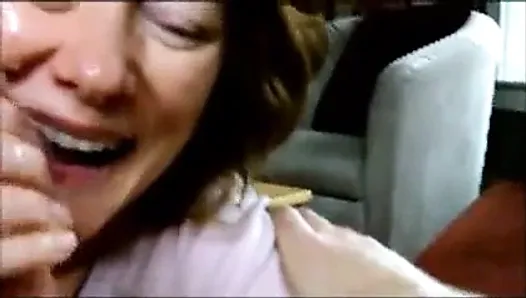 Mom Gives Her Step Son A Blowjob