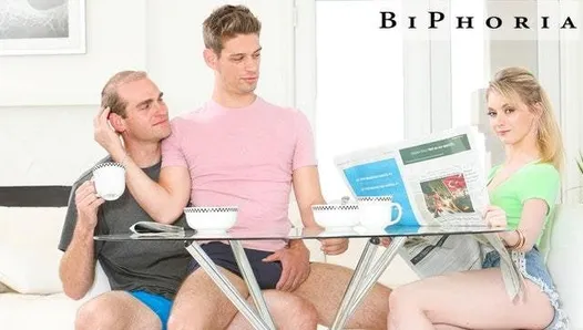 BiPhoria - Couple's Bisexual Fantasy Shows Up In Backyard
