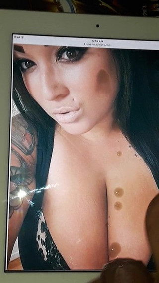 My sister hot friend Brittney cum tribute big tits