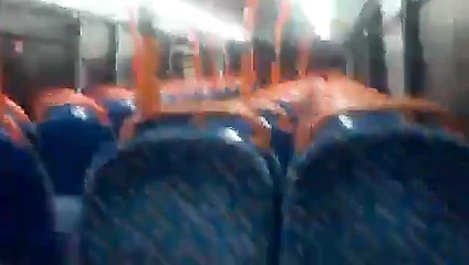 Otobüste mastürbasyon 2