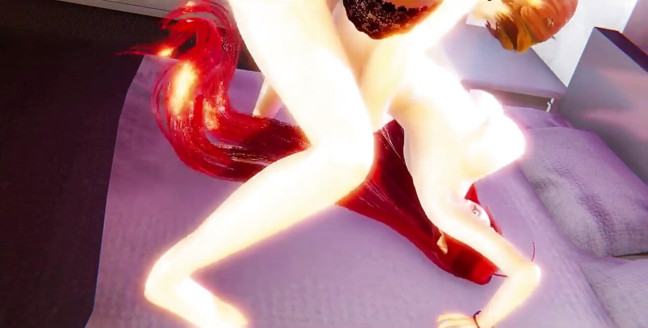 Hs dxd hentai - rias gremory dientot habis-habisan di kamar mandinya - animasi video game kartun manga asia jepang