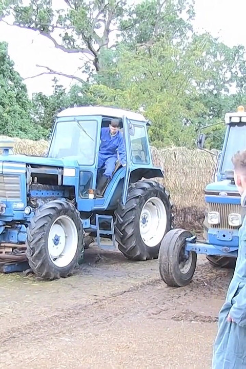 Hard Working Boy on the Farm
