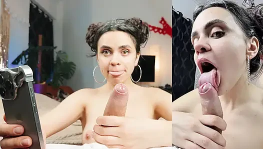 Stepbro, Help Me With Photoshoot... In My Mouth!