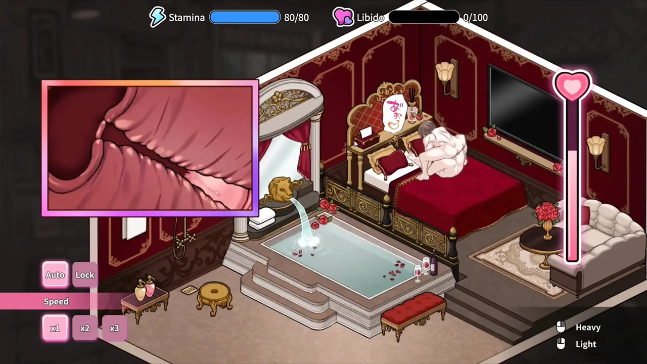 Hentai Game – Busty Police Woman Sex - Immoral Bathhouse