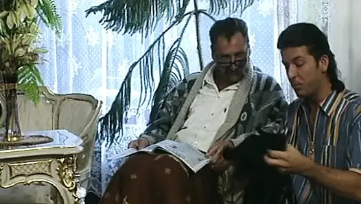 Beautiful German doll gets drilled in a hot threesome