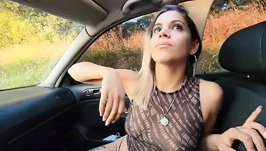 Blowjob and Anal Sex in the Field
