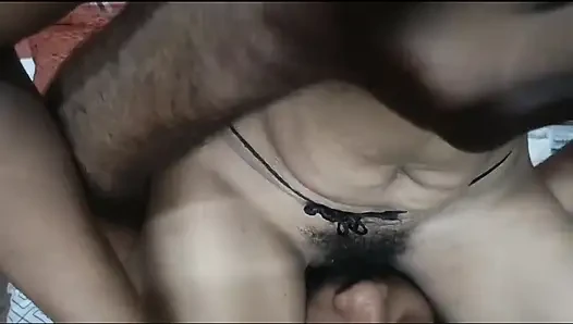 Husband Wife Pissing Licking Fucking Small Pussy with Big Cock