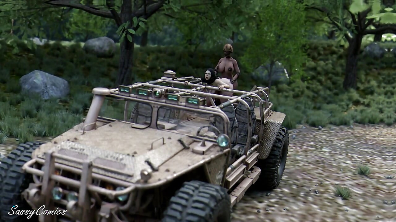 Arab Woman Anal Fucked by Trans Soldier on Military Vehicle - Sassycomics