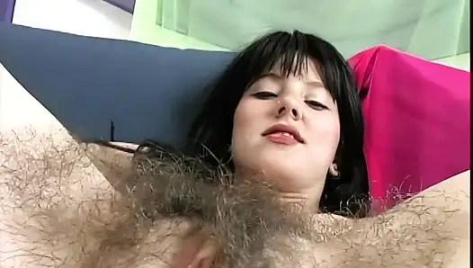 Petite cute 90s hairy girl extra hairy pussy