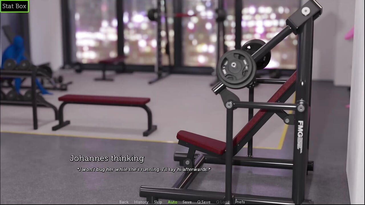 Det äventyrliga paret #41 - Johannes Tänkte på januari på gymmet ... Servitatören Vincent knullade Anne
