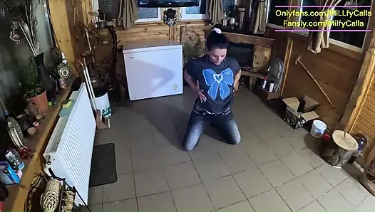 Cigar-Fetish Goddess Leather, Spit, Dildo JOI and Pussy Smoking Play