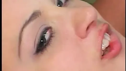 Sexy chick with an amazing ass slides her pussy onto a hard thick cock