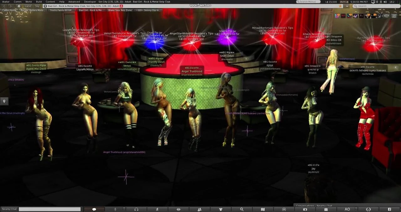 Bad girl metal and rock stripclub menari di kehidupan kedua