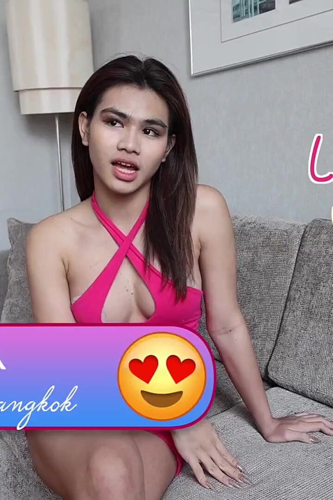 Helloladyboy Big Dick Ladyboy Cums All Over Foreigner