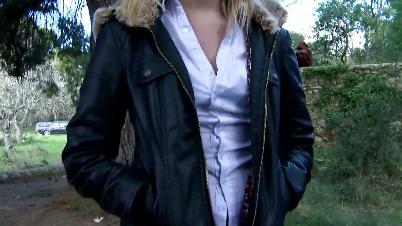 Recorded Teens Scene 2: Horny Blonde Teen with a Big Ass Gets Fucked in the Countryside
