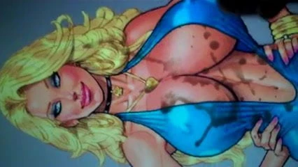 Cartoon Tits - Cum on Screen