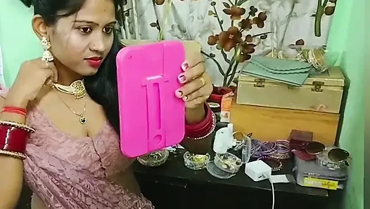 Desi bhabhi, großer chef und harter blowjob und muschi lecken und großer wichsen, voller sex