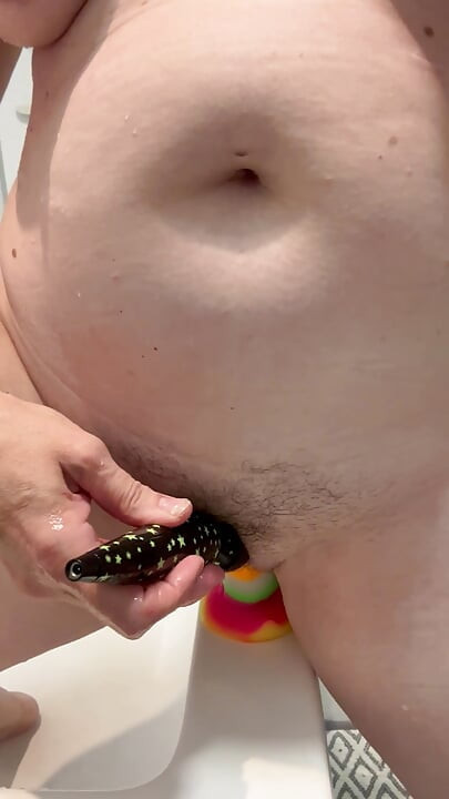 Rainbow no banho.