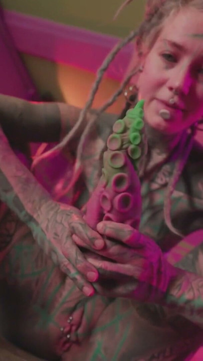 Private Bedroom Anal Ride and Blowjob Tattooed Dick | Clip 1