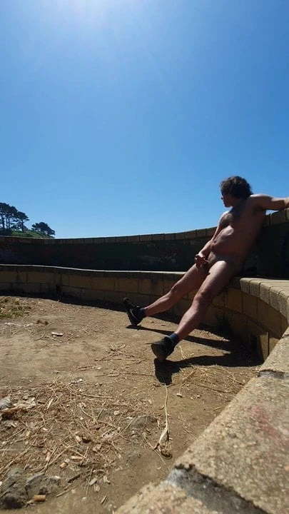 Outdoor masturbating