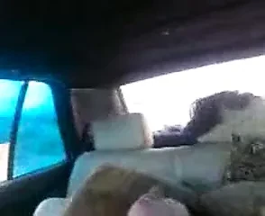 Arab couple in car