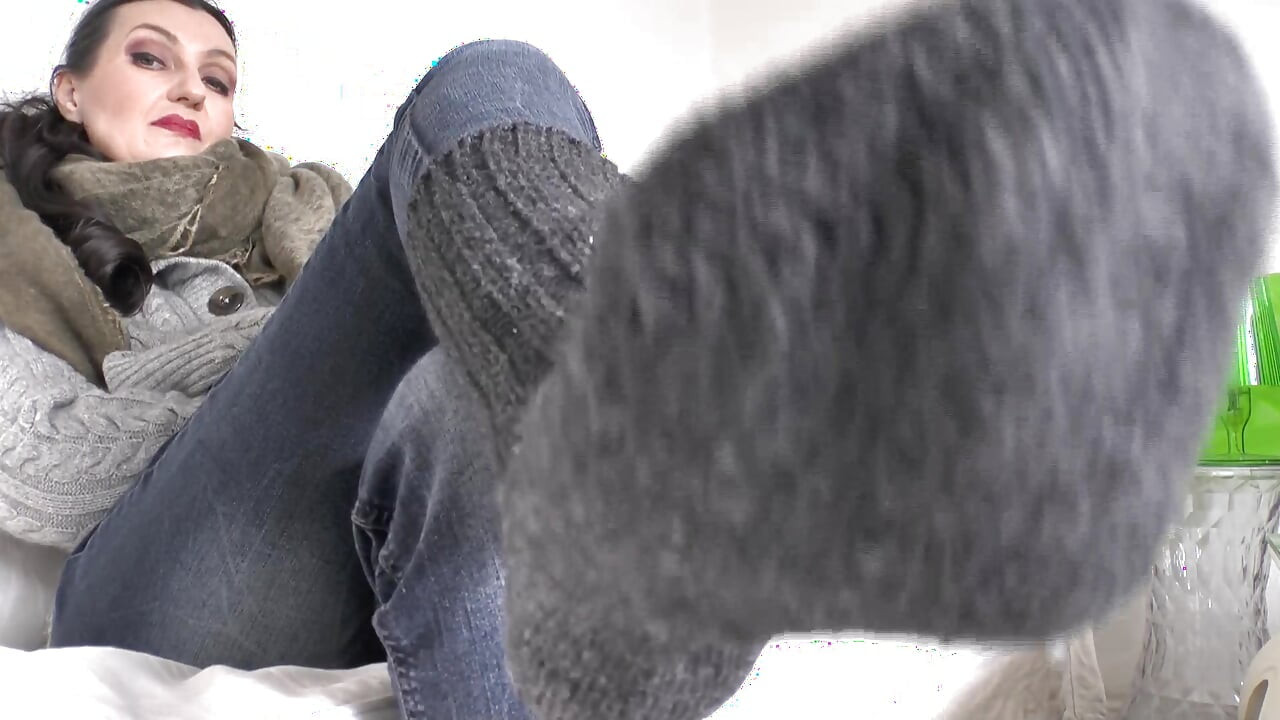 Bau stokin tebal saya yang sangat busuk! Puan Victoria Valente