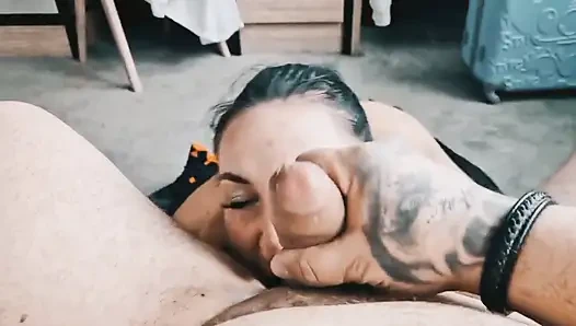 Born with a dick in her mouth